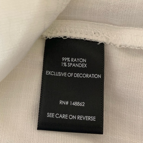 NWT TORRID Slub Crochet Detail Tie-Front White Plus Size Woman’s Top Shirt 2X - Picture 12 of 12